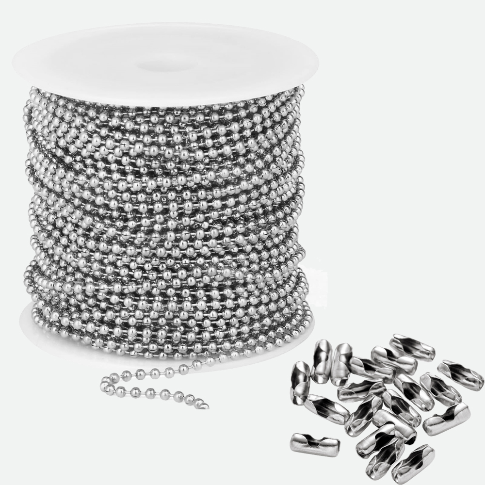 Roller Chain - 10 м шариковые цепочки из нержавеющей